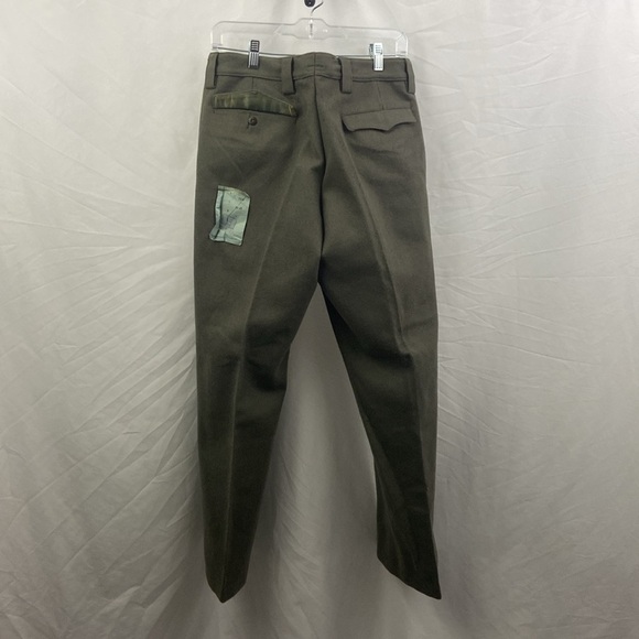 Vintage German Military Dederonhaltig NVA Men’s Wool Size 32 Pants - Picture 12 of 12